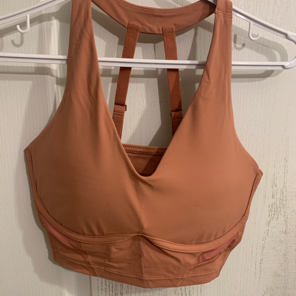 Gymshark Whitney Longline Bra - Canyon Red